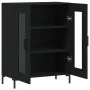 Black engineered wood sideboard 69.5x34x90 cm by vidaXL, Sideboards - Ref: Foro24-827789, Price: 86,60 €, Discount: %