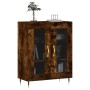 Sideboard aus Holzwerkstoff Räuchereiche 69,5x34x90 cm von vidaXL, Sideboards - Ref: Foro24-827769, Preis: 81,87 €, Rabatt: %