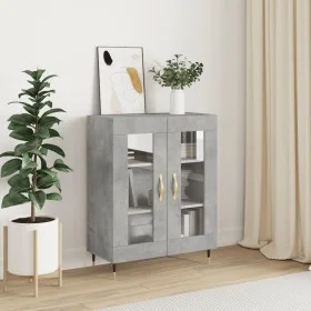 Concrete gray engineered wood sideboard 69.5x34x90 cm by vidaXL, Sideboards - Ref: Foro24-827768, Price: 59,13 €, Discount: %