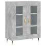 Concrete gray engineered wood sideboard 69.5x34x90 cm by vidaXL, Sideboards - Ref: Foro24-827768, Price: 59,64 €, Discount: %