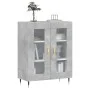 Concrete gray engineered wood sideboard 69.5x34x90 cm by vidaXL, Sideboards - Ref: Foro24-827768, Price: 59,13 €, Discount: %
