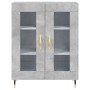 Concrete gray engineered wood sideboard 69.5x34x90 cm by vidaXL, Sideboards - Ref: Foro24-827768, Price: 59,64 €, Discount: %