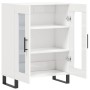 Hochglanzweißes Sperrholz-Sideboard 69,5 x 34 x 90 cm von vidaXL, Sideboards - Ref: Foro24-827814, Preis: 96,73 €, Rabatt: %