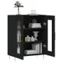 Black engineered wood sideboard 69.5x34x90 cm by vidaXL, Sideboards - Ref: Foro24-827773, Price: 97,74 €, Discount: %