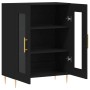 Black engineered wood sideboard 69.5x34x90 cm by vidaXL, Sideboards - Ref: Foro24-827773, Price: 99,09 €, Discount: %