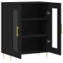 Black engineered wood sideboard 69.5x34x90 cm by vidaXL, Sideboards - Ref: Foro24-827773, Price: 97,74 €, Discount: %