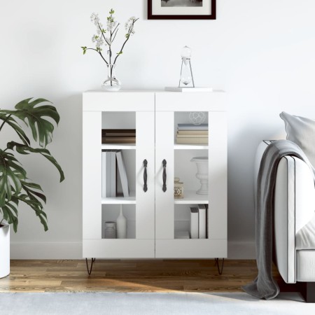 White engineered wood sideboard 69.5x34x90 cm by vidaXL, Sideboards - Ref: Foro24-827780, Price: 85,60 €, Discount: %