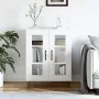 White engineered wood sideboard 69.5x34x90 cm by vidaXL, Sideboards - Ref: Foro24-827780, Price: 84,57 €, Discount: %