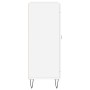 White engineered wood sideboard 69.5x34x90 cm by vidaXL, Sideboards - Ref: Foro24-827780, Price: 85,60 €, Discount: %