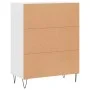 White engineered wood sideboard 69.5x34x90 cm by vidaXL, Sideboards - Ref: Foro24-827780, Price: 84,57 €, Discount: %