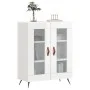 Hochglanzweißes Sperrholz-Sideboard 69,5 x 34 x 90 cm von vidaXL, Sideboards - Ref: Foro24-827758, Preis: 88,22 €, Rabatt: %