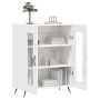 Aparador de madera contrachapada blanco brillante 69,5x34x90 cm de vidaXL, Aparadores - Ref: Foro24-827758, Precio: 89,41 €, ...