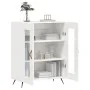 Hochglanzweißes Sperrholz-Sideboard 69,5 x 34 x 90 cm von vidaXL, Sideboards - Ref: Foro24-827758, Preis: 88,22 €, Rabatt: %