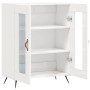 Aparador de madera contrachapada blanco brillante 69,5x34x90 cm de vidaXL, Aparadores - Ref: Foro24-827758, Precio: 89,41 €, ...