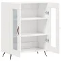 Hochglanzweißes Sperrholz-Sideboard 69,5 x 34 x 90 cm von vidaXL, Sideboards - Ref: Foro24-827758, Preis: 88,22 €, Rabatt: %