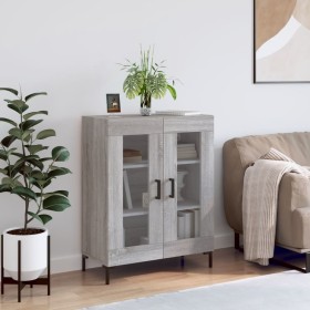 Sonoma-graues Sideboard aus Holzwerkstoff, 69,5 x 34 x 90 cm von vidaXL, Sideboards - Ref: Foro24-827794, Preis: 87,59 €, Rab...