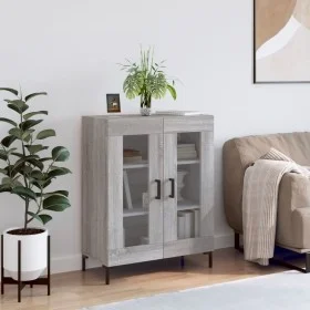 Sonoma gray engineered wood sideboard 69.5x34x90 cm by vidaXL, Sideboards - Ref: Foro24-827794, Price: 85,79 €, Discount: %