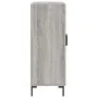 Sonoma gray engineered wood sideboard 69.5x34x90 cm by vidaXL, Sideboards - Ref: Foro24-827794, Price: 85,79 €, Discount: %