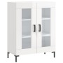 Hochglanzweißes Sperrholz-Sideboard 69,5 x 34 x 90 cm von vidaXL, Sideboards - Ref: Foro24-827790, Preis: 93,41 €, Rabatt: %