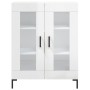 Hochglanzweißes Sperrholz-Sideboard 69,5 x 34 x 90 cm von vidaXL, Sideboards - Ref: Foro24-827790, Preis: 93,41 €, Rabatt: %