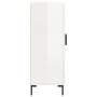 Glossy white plywood sideboard 69.5x34x90 cm by vidaXL, Sideboards - Ref: Foro24-827790, Price: 93,33 €, Discount: %