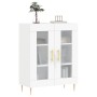 White engineered wood sideboard 69.5x34x90 cm by vidaXL, Sideboards - Ref: Foro24-827772, Price: 84,99 €, Discount: %