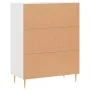 Aparador de madera de ingeniería blanco 69,5x34x90 cm de vidaXL, Aparadores - Ref: Foro24-827772, Precio: 83,93 €, Descuento: %