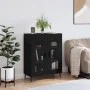 Aparador de madera de ingeniería negro 69,5x34x90 cm de vidaXL, Aparadores - Ref: Foro24-827805, Precio: 87,11 €, Descuento: %