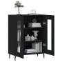 Sideboard aus schwarzem Holzwerkstoff 69,5x34x90 cm von vidaXL, Sideboards - Ref: Foro24-827805, Preis: 88,17 €, Rabatt: %