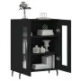 Sideboard aus schwarzem Holzwerkstoff 69,5x34x90 cm von vidaXL, Sideboards - Ref: Foro24-827805, Preis: 87,11 €, Rabatt: %