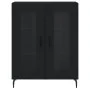 Aparador de madera de ingeniería negro 69,5x34x90 cm de vidaXL, Aparadores - Ref: Foro24-827805, Precio: 87,11 €, Descuento: %
