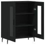 Sideboard aus schwarzem Holzwerkstoff 69,5x34x90 cm von vidaXL, Sideboards - Ref: Foro24-827805, Preis: 88,17 €, Rabatt: %