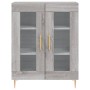 Sonoma-graues Sideboard aus Holzwerkstoff, 69,5 x 34 x 90 cm von vidaXL, Sideboards - Ref: Foro24-827778, Preis: 84,63 €, Rab...