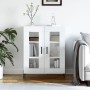 Hochglanzweißes Sperrholz-Sideboard 69,5 x 34 x 90 cm von vidaXL, Sideboards - Ref: Foro24-827798, Preis: 97,93 €, Rabatt: %