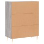 Sonoma-graues Sideboard aus Holzwerkstoff, 69,5 x 34 x 90 cm von vidaXL, Sideboards - Ref: Foro24-827778, Preis: 84,63 €, Rab...