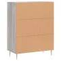 Sonoma gray engineered wood sideboard 69.5x34x90 cm by vidaXL, Sideboards - Ref: Foro24-827778, Price: 83,60 €, Discount: %