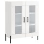 Hochglanzweißes Sperrholz-Sideboard 69,5 x 34 x 90 cm von vidaXL, Sideboards - Ref: Foro24-827798, Preis: 97,93 €, Rabatt: %