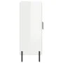Glossy white plywood sideboard 69.5x34x90 cm by vidaXL, Sideboards - Ref: Foro24-827798, Price: 96,69 €, Discount: %