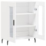 Aparador de madera de ingeniería blanco 69,5x34x90 cm de vidaXL, Aparadores - Ref: Foro24-827804, Precio: 97,04 €, Descuento: %