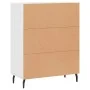 White engineered wood sideboard 69.5x34x90 cm by vidaXL, Sideboards - Ref: Foro24-827804, Price: 95,83 €, Discount: %