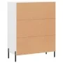 White engineered wood sideboard 69.5x34x90 cm by vidaXL, Sideboards - Ref: Foro24-827796, Price: 90,97 €, Discount: %