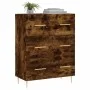 Sideboard aus geräuchertem Eichenholzwerkstoff, 69,5 x 34 x 90 cm von vidaXL, Sideboards - Ref: Foro24-827841, Preis: 98,83 €...