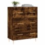 Sideboard aus geräuchertem Eichenholzwerkstoff, 69,5 x 34 x 90 cm von vidaXL, Sideboards - Ref: Foro24-827841, Preis: 100,12 ...