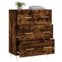 Sideboard aus geräuchertem Eichenholzwerkstoff, 69,5 x 34 x 90 cm von vidaXL, Sideboards - Ref: Foro24-827841, Preis: 100,12 ...