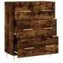 Sideboard aus geräuchertem Eichenholzwerkstoff, 69,5 x 34 x 90 cm von vidaXL, Sideboards - Ref: Foro24-827841, Preis: 98,83 €...