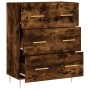 Sideboard aus geräuchertem Eichenholzwerkstoff, 69,5 x 34 x 90 cm von vidaXL, Sideboards - Ref: Foro24-827841, Preis: 100,12 ...