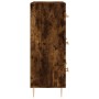 Aparador de madera de ingeniería roble ahumado 69,5x34x90 cm de vidaXL, Aparadores - Ref: Foro24-827841, Precio: 103,01 €