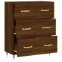 Oak brown engineered wood sideboard 69.5x34x90 cm by vidaXL, Sideboards - Ref: Foro24-827835, Price: 94,17 €, Discount: %