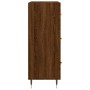Aparador de madera de ingeniería marrón roble 69,5x34x90 cm de vidaXL, Aparadores - Ref: Foro24-827835, Precio: 99,24 €, Desc...