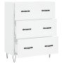 White engineered wood sideboard 69.5x34x90 cm by vidaXL, Sideboards - Ref: Foro24-827844, Price: 94,95 €, Discount: %
